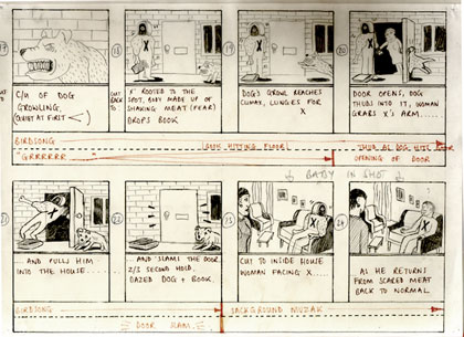 *Jukebox* sample storyboard sheet