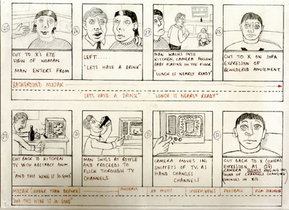 Second *Jukebox* sample storyboard sheet