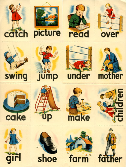 Original educational stickers illustrated by Geoffrey Higham