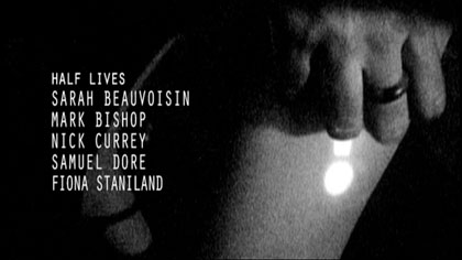 film still: Ms Szminka scratches at the rash of information

